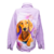 Chaqueta Oversize Larga con diseño de Perro salchicha