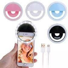 Aro Luz Led Selfie Celular Tablet Linterna Anillo Regarcable - comprar online