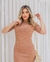 Vestido tricot modal midi com fenda na lateral Deise - loja online