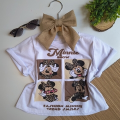 T- shirt Minnie Branca