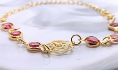 Pulseira Folheada - Rosa de Ouro na internet