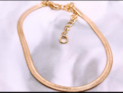 Pulseira Clássica Folheado a Ouro 18K Elegância Anteporal - comprar online