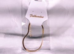 Pulseira Clássica Folheado a Ouro 18K Elegância Anteporal - loja online