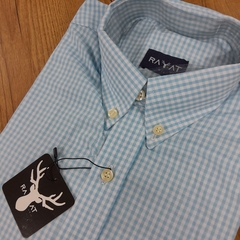 CAMISA XADREZ MANGA CURTA RAAT AZUL - comprar online