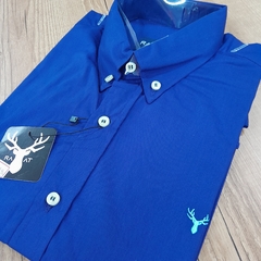 CAMISA LISA RAAT AZUL - comprar online