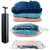 kit 5 Saco A Vacuo Vac Bag Com Bomba 70x110cm Viagem Mala