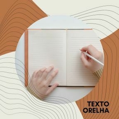 Criação de texto de orelha