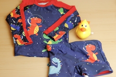 Sunga Dino Universo + Blusa UV na internet