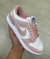 SB Dunk Low -Branco com Rose