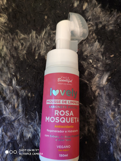 Mousse De Limpeza Rosa Mosqueta Face Beautiful Vegano 150ml - comprar online