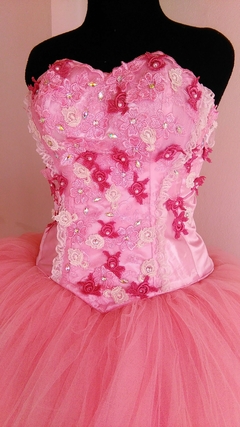 vestido princess pink - comprar online