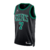 Frente da Camiseta NBA Boston Celtics Statement 23/24 Preta e Verde Masculina. Detalhes em silk e destaque para o logo dos Celtics. Disponível na R21 Imports!