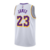 Aqui está o verso da Camiseta NBA Los Angeles Lakers Association 23/24. Os detalhes cuidadosamente bordados e o número do jogador conferem um toque de personalização. Com o nome da equipe em destaque, esta camiseta é uma manifestação de apoio inabalável à