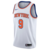 Camiseta NBA New York Knicks Association Edition 2023/2024 Branca Azul Laranja Masculina Swingman