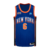 Camiseta NBA New York Knicks City Edition 2023/2024 Azul e Laranja Masculina Swingman