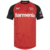 Camisa Bayer Leverkusen Home 2024/2025 Vermelha e Preta Torcedor Masculina Castore