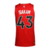 Camiseta NBA Toronto Raptors Icon Edition 2023/2024 Vermelha e Preta Masculina Swingman - comprar online
