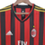 Camisa Milan Retrô 2013/2014 Vermelha e Preta - Adidas on internet