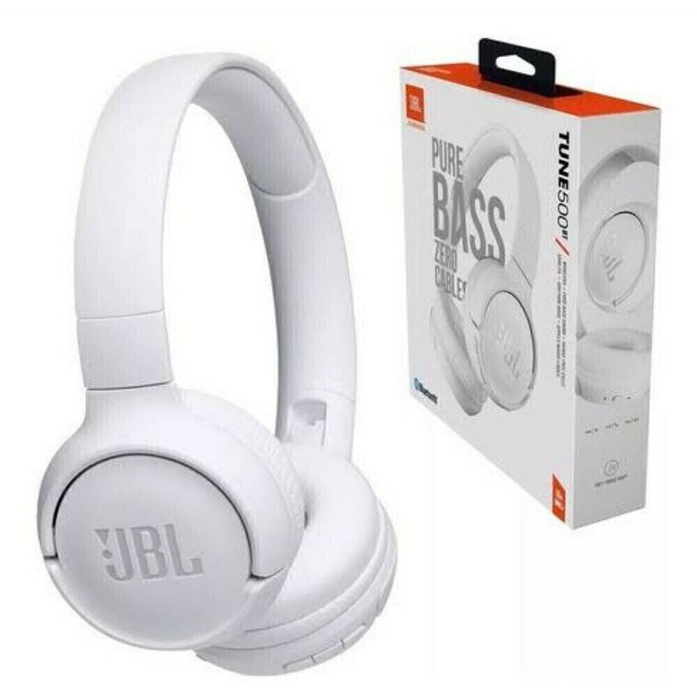 Fone de Ouvido Sem Fio JBL On Ear 510BT, Bluetooth, Pure Bass, Branco -  Celular Express