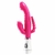 Vibrador Tripla Estimulação Com Língua 12 Vibração Vibe Toys rosa