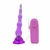 Plug Anal Em Jelly Com Esferas - Roxo