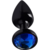 Plug Anal Preto Com Pedra Diversão Ao Cubo-Azul - comprar online