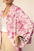Kimono Maya Reversible Japonesas Rosado / Negro en internet