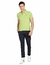 U.S. POLO ASSN. Men Parrot Green Cotton Solid Polo Shirt