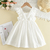 Bear Leader-Lace Princess Dresses for Girls, monocromáticos, roupas para bebê, na internet