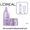 Kit Loreal Professionnel Liss Shampoo + Condicionador + Máscara 100% original (produto fracionado)