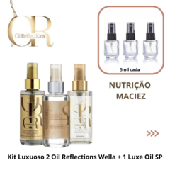 Kit Luxuoso 2 Oil Reflections Wella + 1 Luxe Oil SP