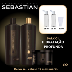 Kit Sebastian Dark Oil Shampoo + Condicionador+ Máscara (Produto Fracionado)
