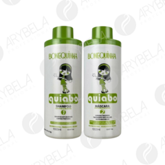 PROGRESSIVA BONEQUINHA ESCANDALOSA KIT SHAMPOO E MÁSCARA 2X1L - QUIABO