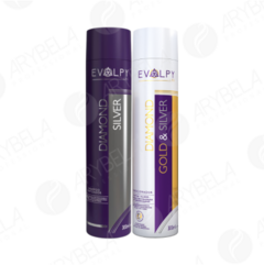 Kit para Cabelos Loiros Shampoo Matizador + Condicionador Evolpy Liss