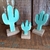 Trio de Cactos decorativos - Lagartixa Alquimista