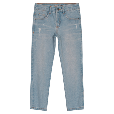 Shorts Jeans Comfort Infantil Menina Brandili Azul Ref.05 (De 4 A 12 Anos)