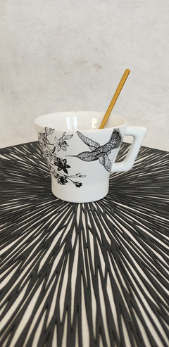 Taza rectangular estampada - comprar online