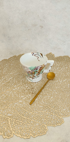 Taza rectangular estampada - Bendita Casa