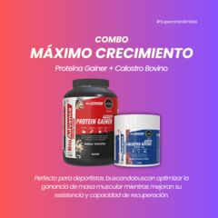 Combo Máximo Crecimiento - Proteína Gainer + Calostro - comprar online