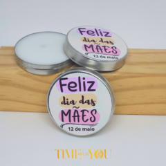 KIT 10 MINI VELAS NA LATINHA 20g PERSONALIZADA - loja online