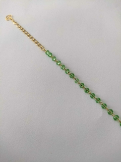 Pulseira Pedras Verdes - comprar online