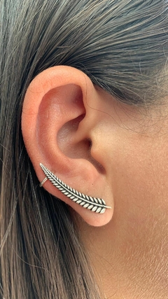 Brinco Ear Cuff Folha