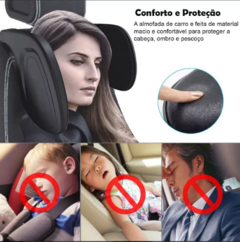 Travesseiro de encosto de cabeça do carro, Travesseiro de pescoço para viagem de carro Travesseiro para descanso criança - Compracomigo