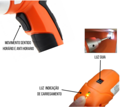 Mini Parafusadeira Furadeira Elétrica Com Maleta - comprar online