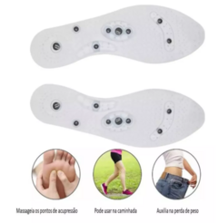 Palmilha de silicone magnética massagem terapia anti estresse na internet