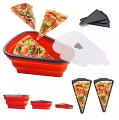 Pote Embalagem expansível de silicone para pizza