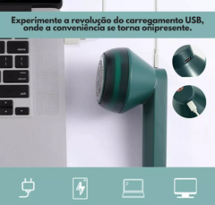 Removedor Pelos Fiapos Roupas Papa Bolinha Usb 6 Laminas na internet