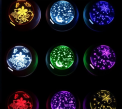 Projetor Umidificador Ultrassônico Ar Luz Led Colorido Climatizador Luz Led Abajur na internet