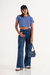 ART.3490 | WIDE LEG CARGO AZUL ELASTIZADO