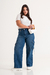 ART.2106 | WIDE LEG CARGO STONE JEANS